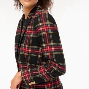 J. Crew tartan wool  Plaid Blazer